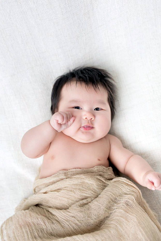Cute chubby hot sale baby boy