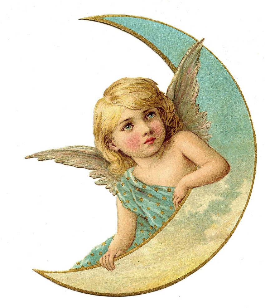 Tallenge - Christmas Art - Angel MoOn Paper Print - Religious posters in  India - Buy art, film, design, movie, music, nature and educational  paintings/wallpapers at Flipkart.com