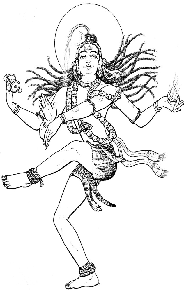 Shiva Nataraja Art Board Printundefined by Ilustra Ideia  Redbubble