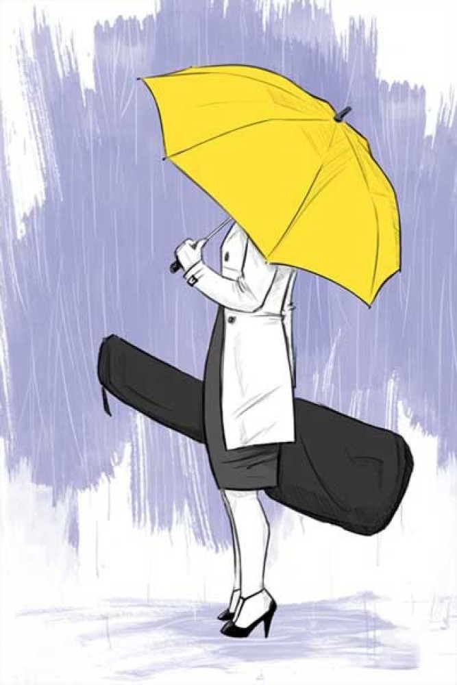 how i met your mother yellow logo umbrella