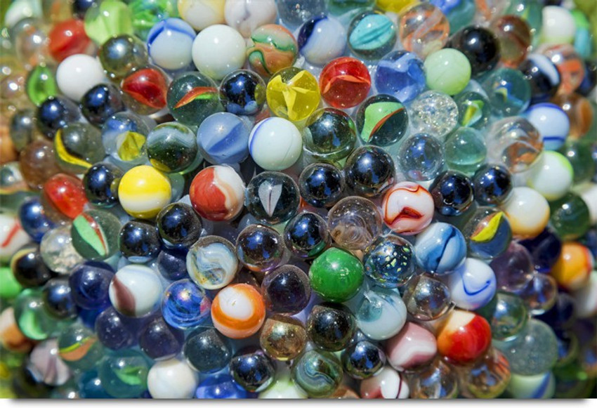 Marble balls top