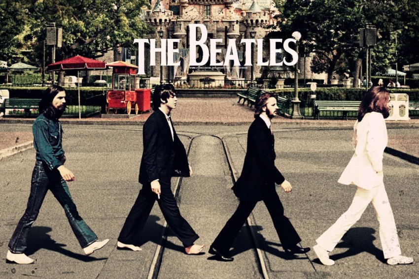 The Beatles Abbey Road Illustration Poster Paper Print - Music posters in  India - Buy art, film, design, movie, music, nature and educational  paintings/wallpapers at