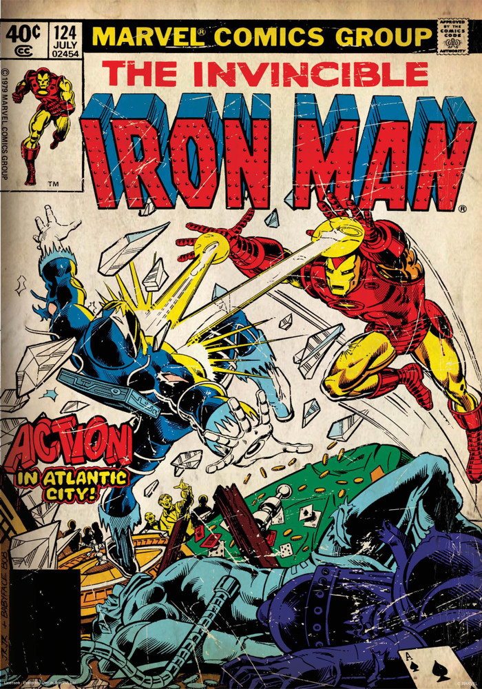 Marvel Iron Man - The Invincible Comic Book Cover Poster Print (24 x 36) 