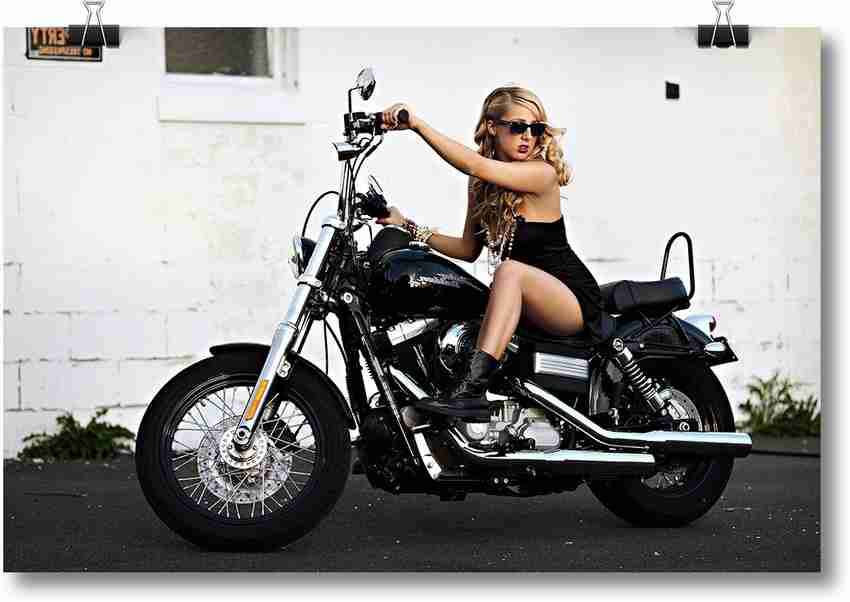 Harley Davidson Vintage Bike Poster Print Avenues ID PL0665