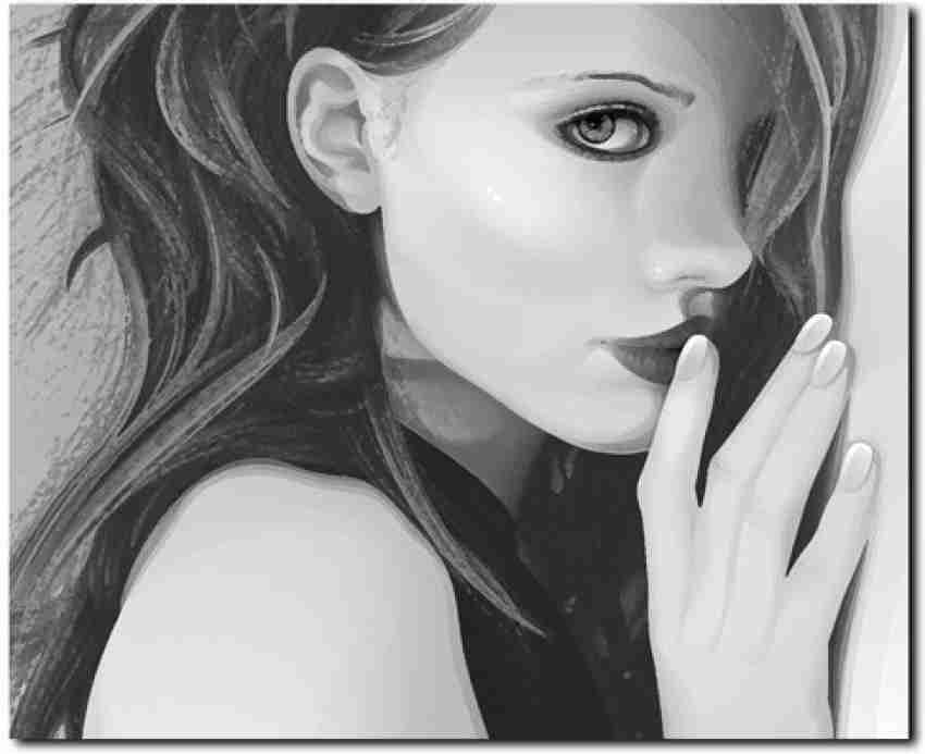 Beautiful Girl - pencil sketch Drawing by Bhagyashree Sagar