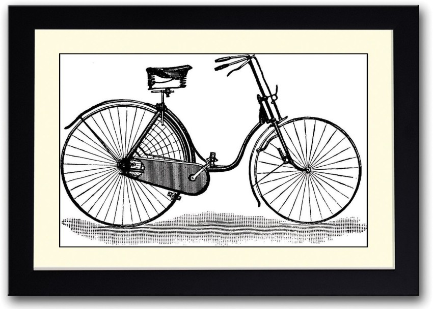 Bicycle Drawing  How To Draw A Bicycle Step By Step