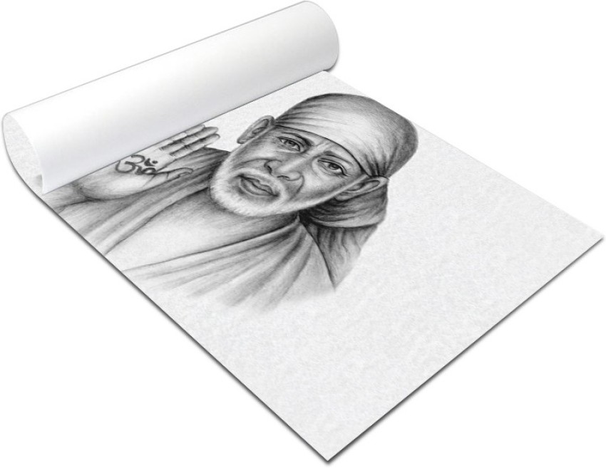 Pencil Portrait  Sai Baba Ji