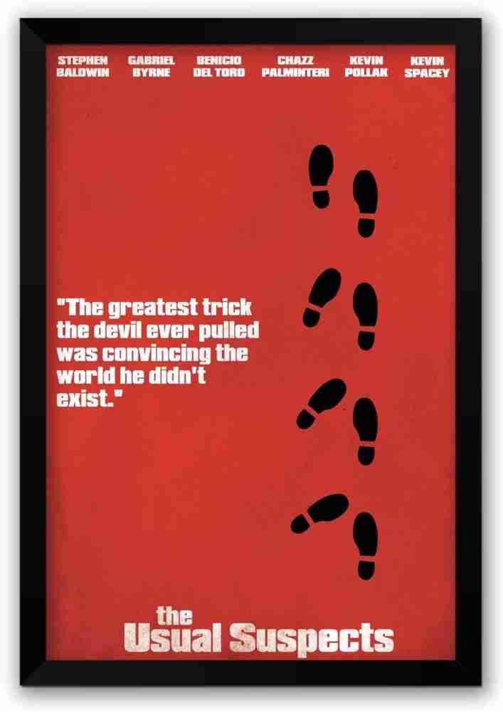 Digital Print Usual Suspects Poster Movie Quote Keyser Soze 