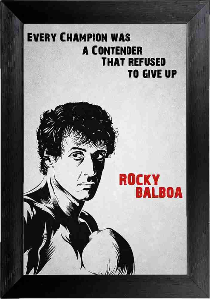 Poster print with frame Rocky - Main Poster