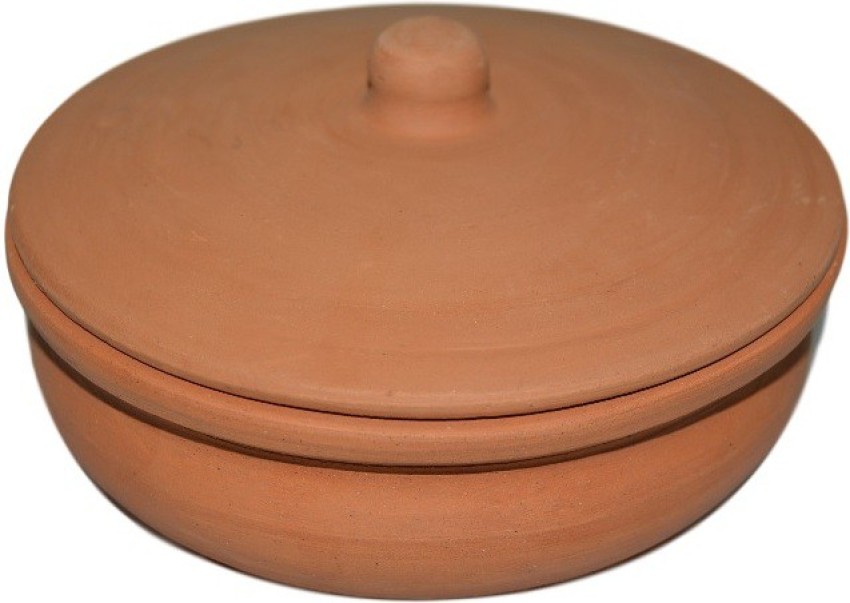 Clay Pot with Lid Unglazed Clay Pot for Cooking Indian Handmade Clay  Biryani Pot