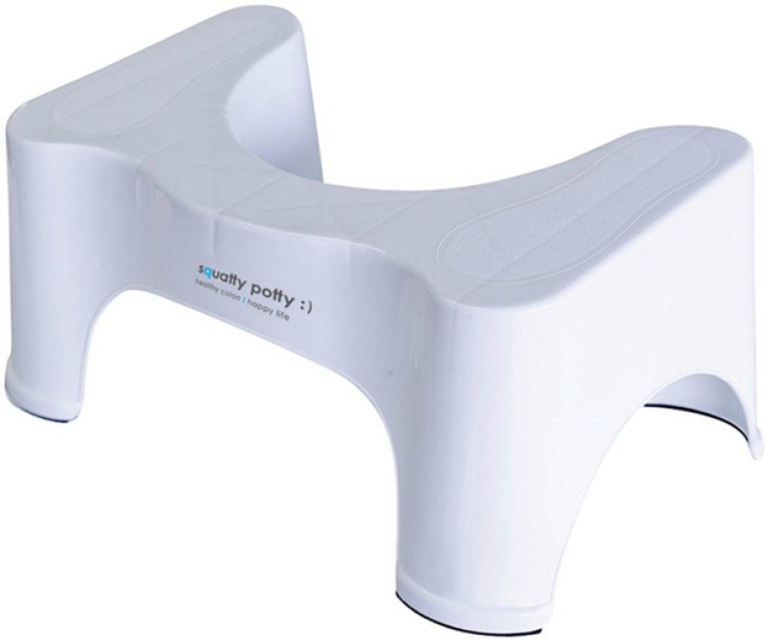 Squatty Potty The Original Bathroom Toilet Stool, 7 Inch height, White