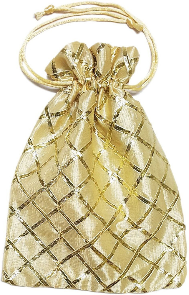 MEHRUNNISA Golden Gota Big Size Shagun Potli Pouch Potli Multicolor Price in India Flipkart