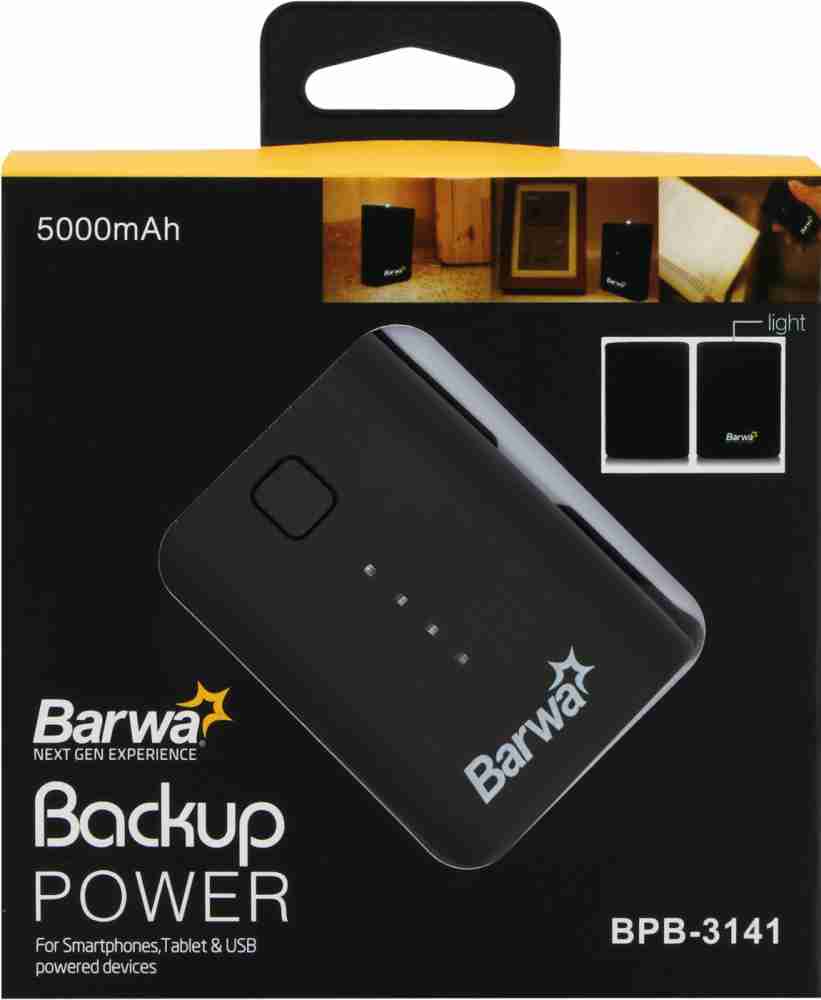 5000mAh Power Bank with Compact Mirror