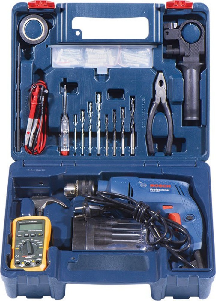 BOSCH GSB 550 - Electrician Power & Hand Tool Kit Price in India