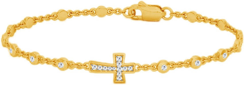 Gold jesus bracelet on sale
