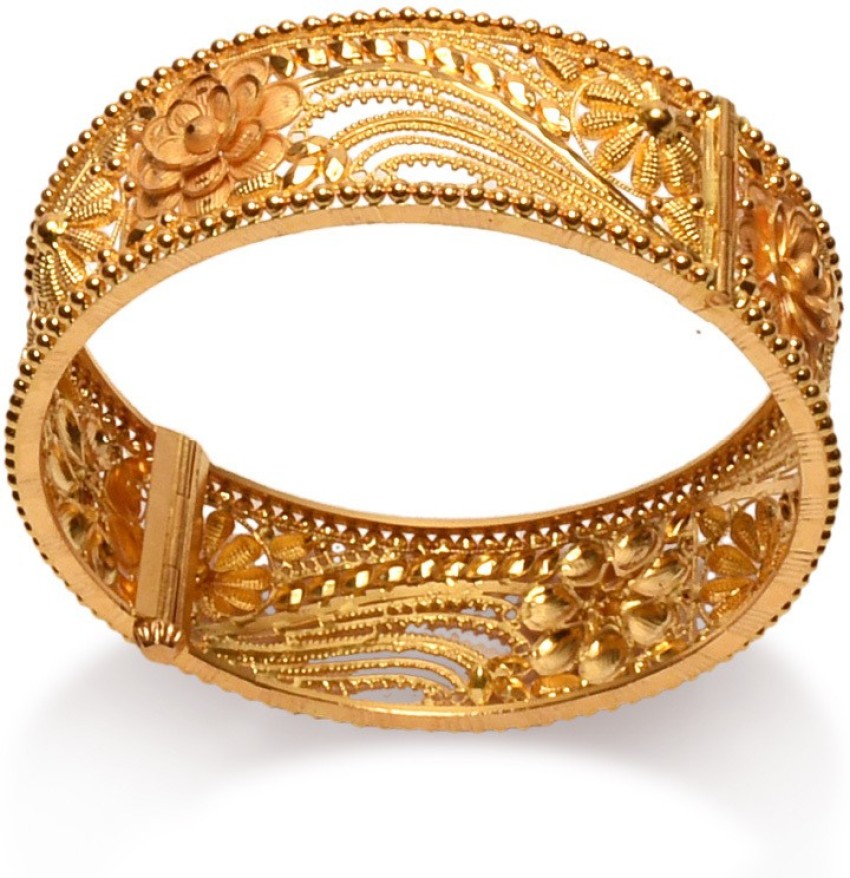 Senco Gold Texture Yellow Gold 22kt Bangle Price in India Buy