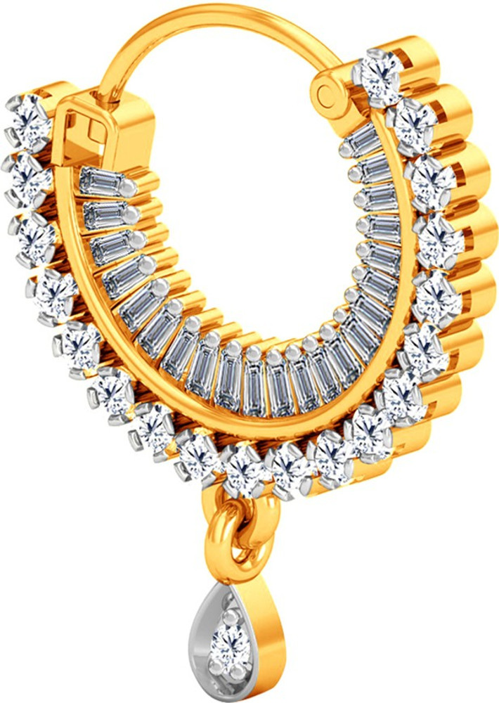 jack n jewel Bridal Diamond 18kt Diamond Yellow Gold Nath Price in