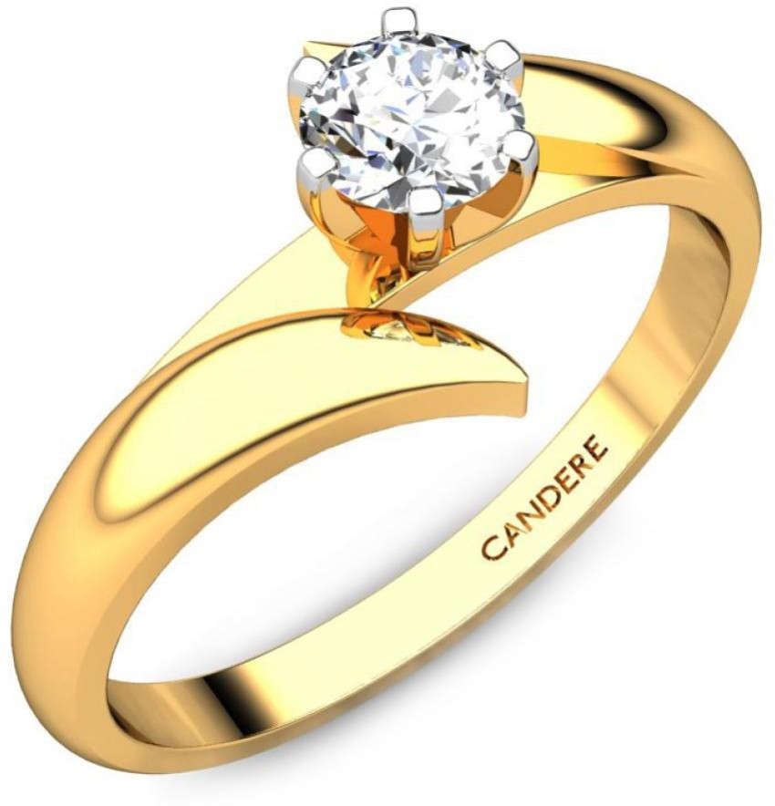 Candere solitaire clearance rings