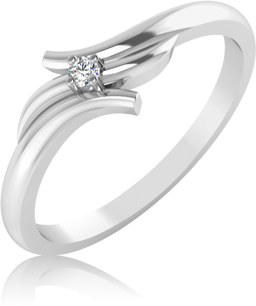 IskiUski Bridal 14kt Diamond Platinum ring Price in India Buy