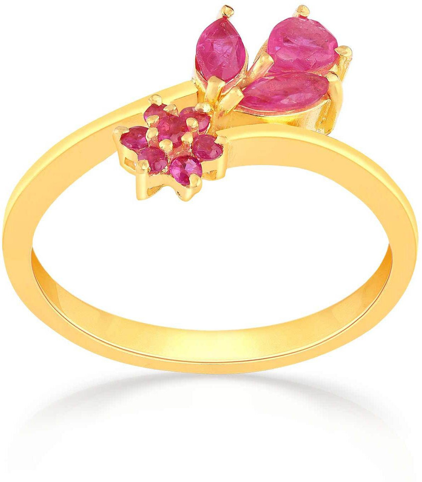 MALABAR GOLD DIAMONDS HBDAAAABZVXT 22kt Ruby Yellow Gold ring Price in India Buy MALABAR GOLD DIAMONDS HBDAAAABZVXT 22kt Ruby Yellow Gold ring online at Flipkart