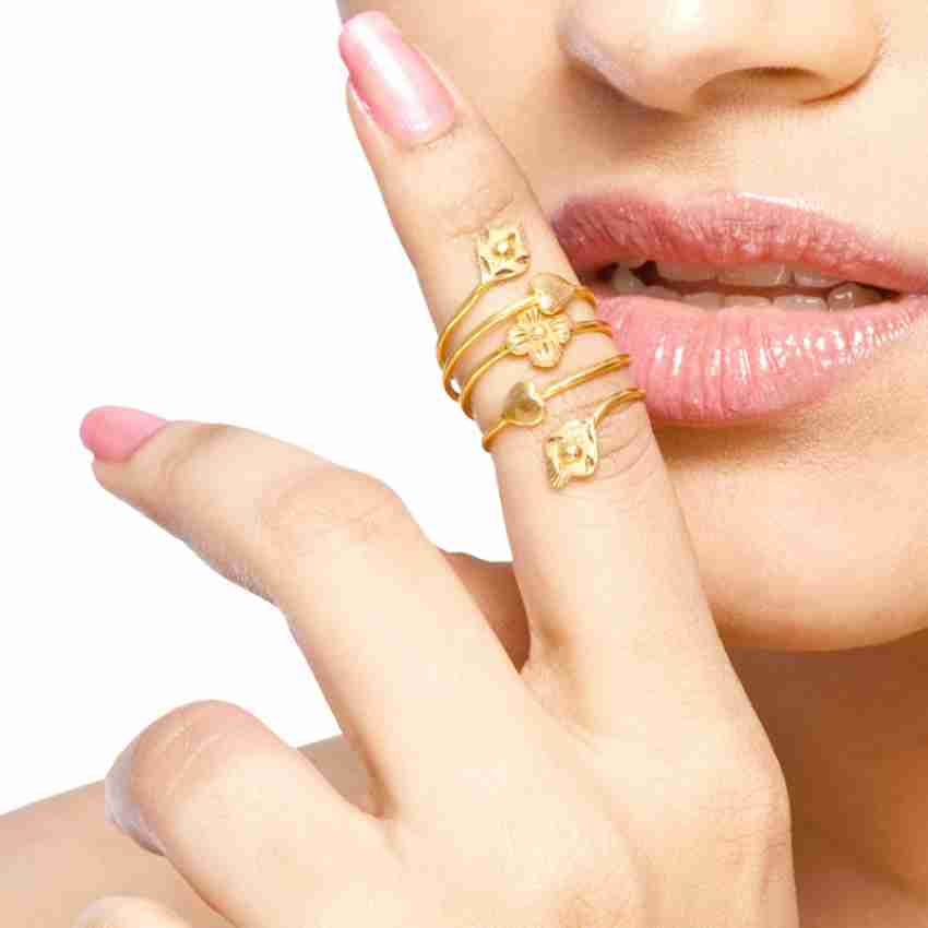 Spiral ring hot sale gold design