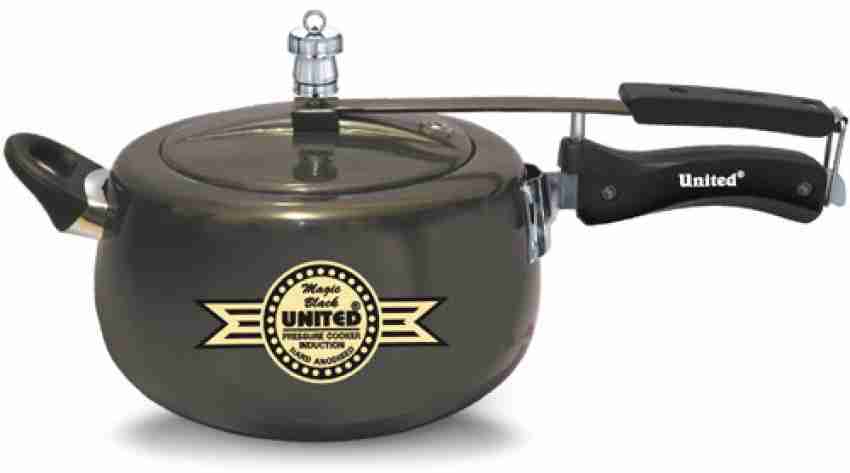 United pressure cooker induction magic black 5 litre new arrivals