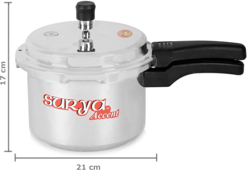 Surya Accent Super Saver combo pack 3 L 2 L 5 L Pressure Cooker