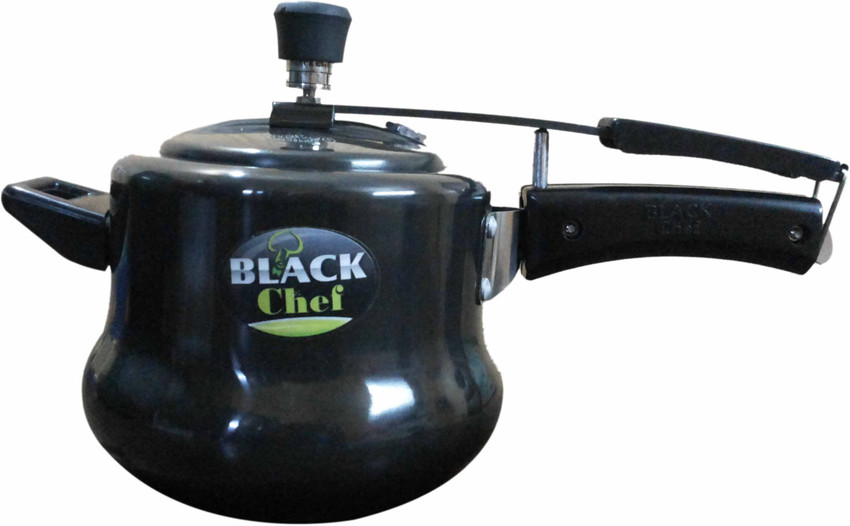 Black Chef 5.5 L Inner Lid Pressure Cooker Price in India Buy Black Chef 5.5 L Inner Lid Pressure Cooker online at Flipkart
