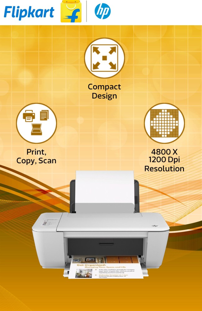 Indflydelsesrig gennemsnit Encommium HP Deskjet 1510 Multifunction Inkjet Printer(Low Cartridge Cost) - HP :  Flipkart.com