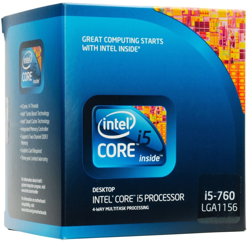 Intel Core i5-760 SLBRP 2.80 - 3.33 GHz, 8MB, 4 Core,Socket