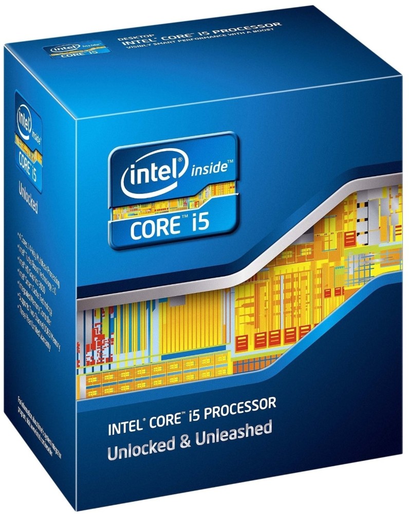 Intel Core i5-2500K 3.3 GHz Upto 3.7 GHz LGA 1155 Socket 4 Cores 4