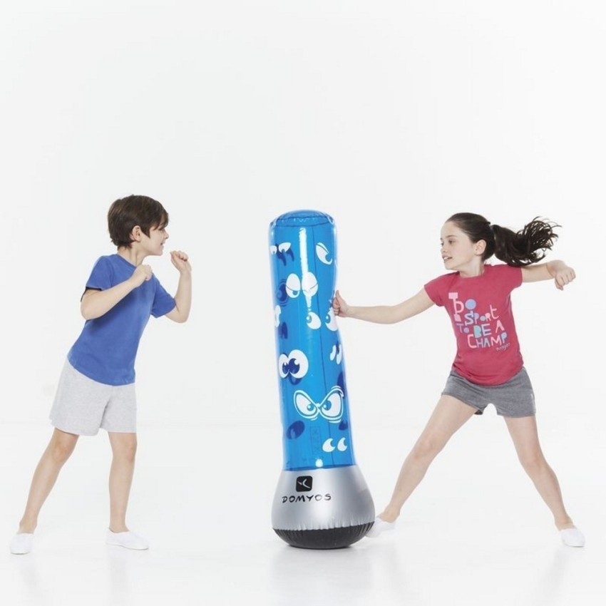 Heavy Boxing Bag Teen Kickboxing Bag Freestanding Punching Bag with Stand  and 12 Suction Cup Base Heavy Punching Bag Great for Stress Relief and  Fitness Color  Purple Size  185 
