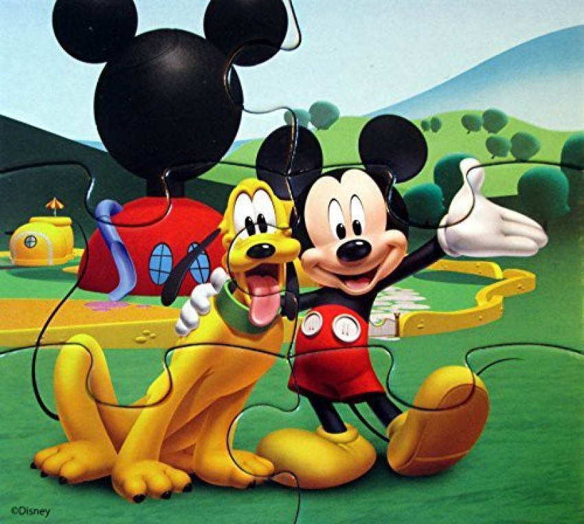 Puzzle 60 pieces Mickey Mouse Goofy Donald Duck and Pluto
