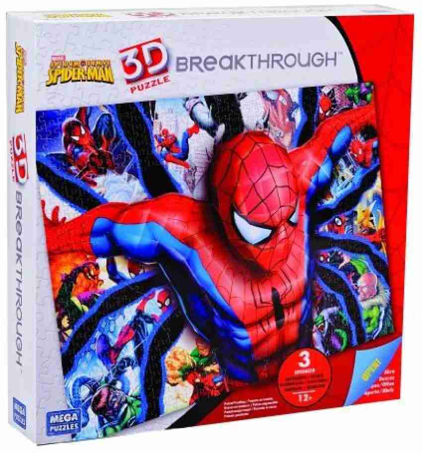 SPIDERMAN 3D BREAK THROUGH 110 PIECE JIGSAW PUZZLE