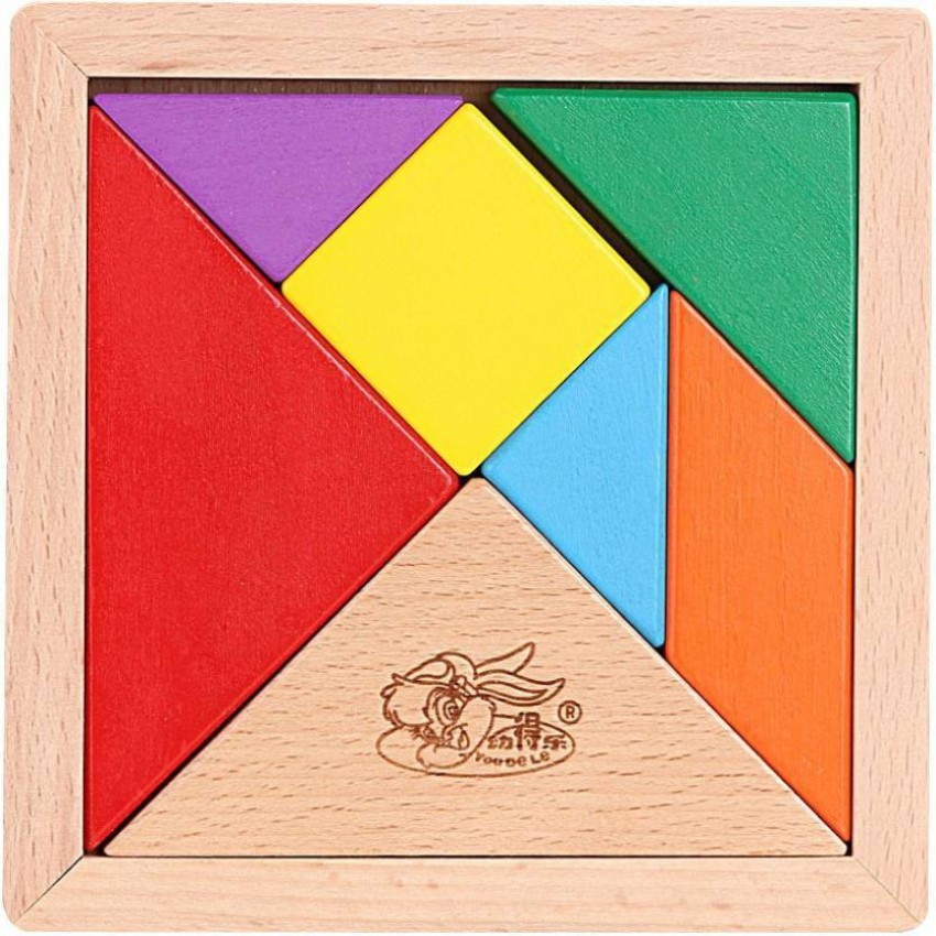 Montez Tangram Wooden Puzzle Educational Toy For Kids - Tangram Wooden  Puzzle Educational Toy For Kids . shop for Montez products in India.