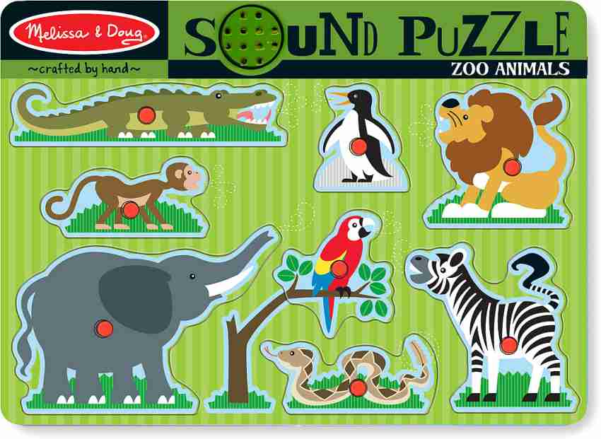 Melissa and doug hot sale zoo sound puzzle