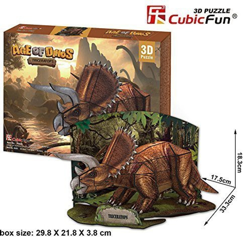 Triceratops 3d puzzle online