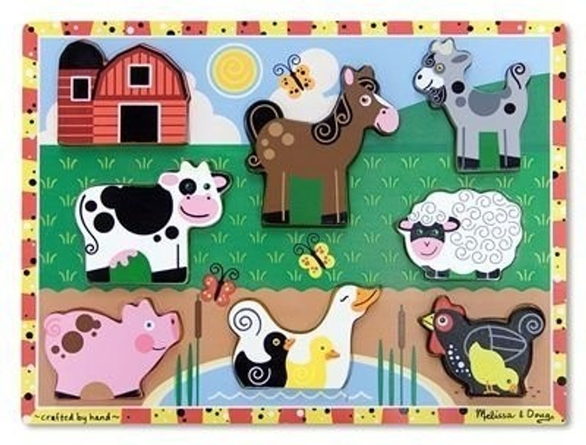 Melissa and doug farm animals discount
