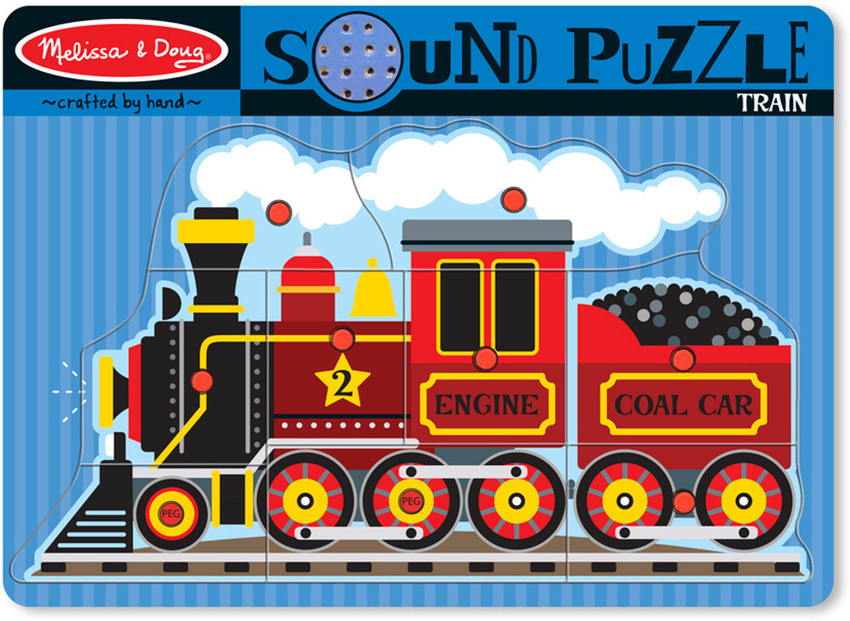 MELISSA DOUG Train Sound Puzzle Train Sound Puzzle . shop for