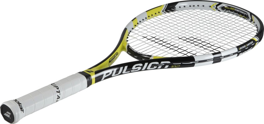 BABOLAT Pulsion 102 4 3 8 Black Yellow Strung Tennis Racquet