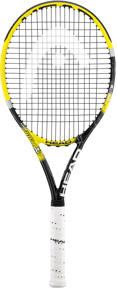 HEAD Youtek IG Extreme MP Black, Yellow Unstrung Tennis Racquet 
