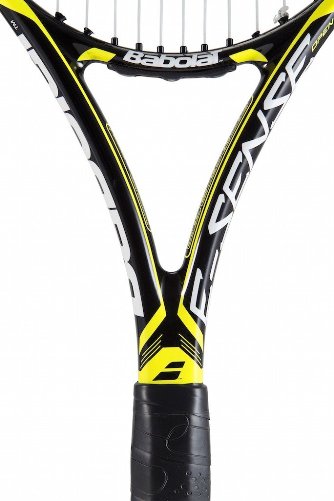 BABOLAT E Sense Open Black Yellow Strung Tennis Racquet Buy