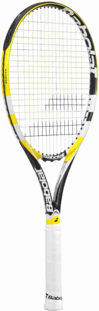 BABOLAT Drive Z Lite White Black Yellow Strung Tennis Racquet