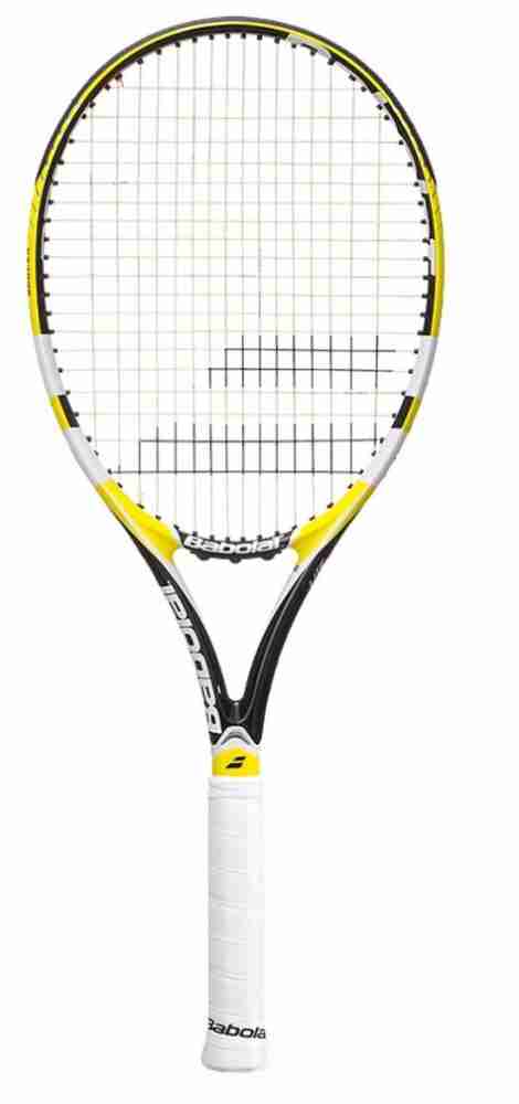 BABOLAT Drive Z Lite White Black Yellow Strung Tennis Racquet