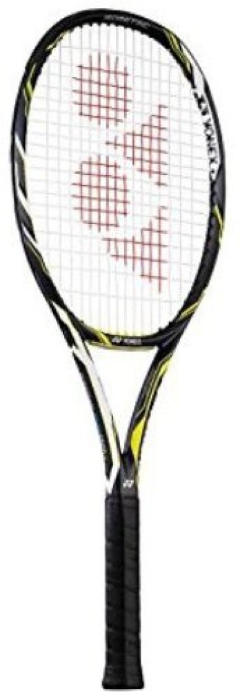 YONEX Ezone DR 98 Alfa Black, Yellow Strung Tennis Racquet - Buy