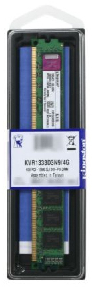 KINGSTON ValueRAM DDR3 4 GB PC DRAM (KVR13N9S8/4-SP) - KINGSTON :  Flipkart.com