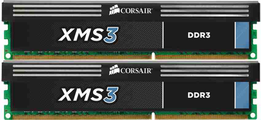 Corsair XMS3 DDR3 8 GB Dual Channel PC DRAM CMX8GX3M2A1600C9