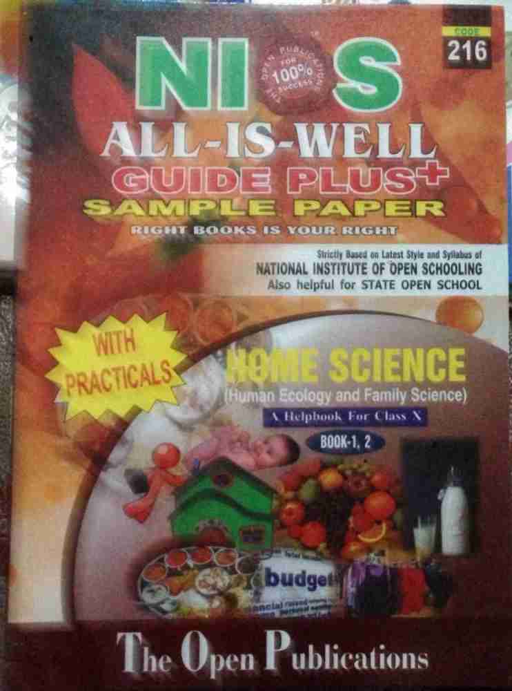 NIOS All Is Well Guide + Sample Paper English Class 10th (202): Buy NIOS  All Is Well Guide + Sample Paper English Class 10th (202) by The Open  Publications at Low Price