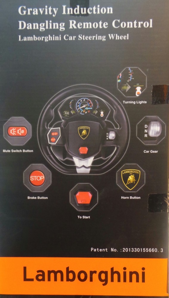 gravity induction dangling remote control lamborghini car steering wheel