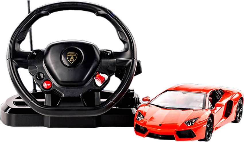 Lamborghini remote control car 2025 with steering wheel price